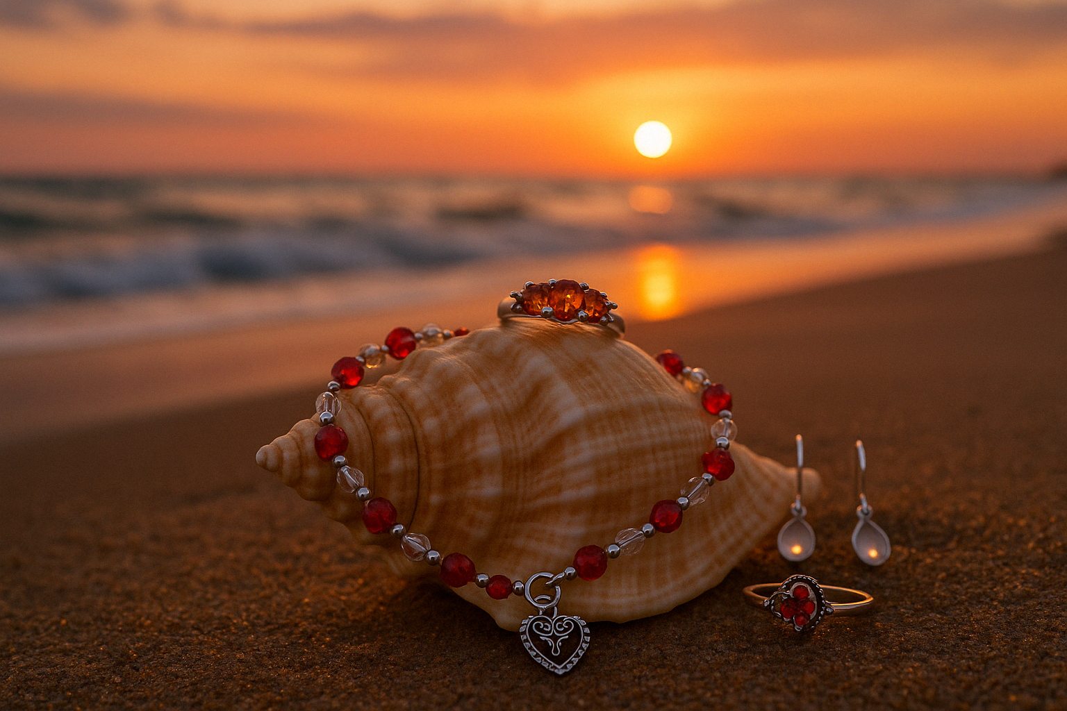 Handmade Silver Earrings with Gemstones - Artisan Jewelry Design